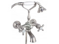 Смеситель для ванны с душем Timo Ritz 0144Y silver cross1