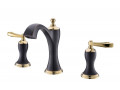 Смеситель для раковины врезной Timo Unari 7511/04F черный антик-золото1