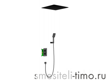Душевая система встроенная с термостатом Timo Petruma SX-5029/03SM черная
