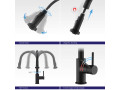 Смеситель для кухни с выдвижной лейкой Timo Saona 2316/03FL черный #5