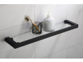 Полка в ванную стеклянная Timo Selene 14072/03 черный #1
