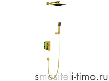 Душевая система встроенная Timo Selene SX-2069/17SM золото матовое
