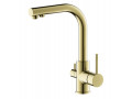 Смеситель для кухни с подключением фильтра Timo Saona 2376/02F антик1