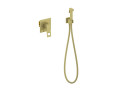 Смеситель встроенный с гигиеническим душем Timo Briana 7189/17SM золото матовое1