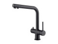 Смеситель для кухни с подключением фильтра Timo Saona 2396/03F черный1