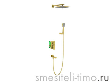Душевая система встроенная Timo Selene SX-3069/17SM золото матовое